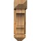 Ekena Millwork Balboa Arts and Crafts Rough Sawn Bracket w/ Offset Brace, Western Red Cedar, 6"W x 16"D x 20"H BKT0604X16X20BOA03RWR - alternate 2